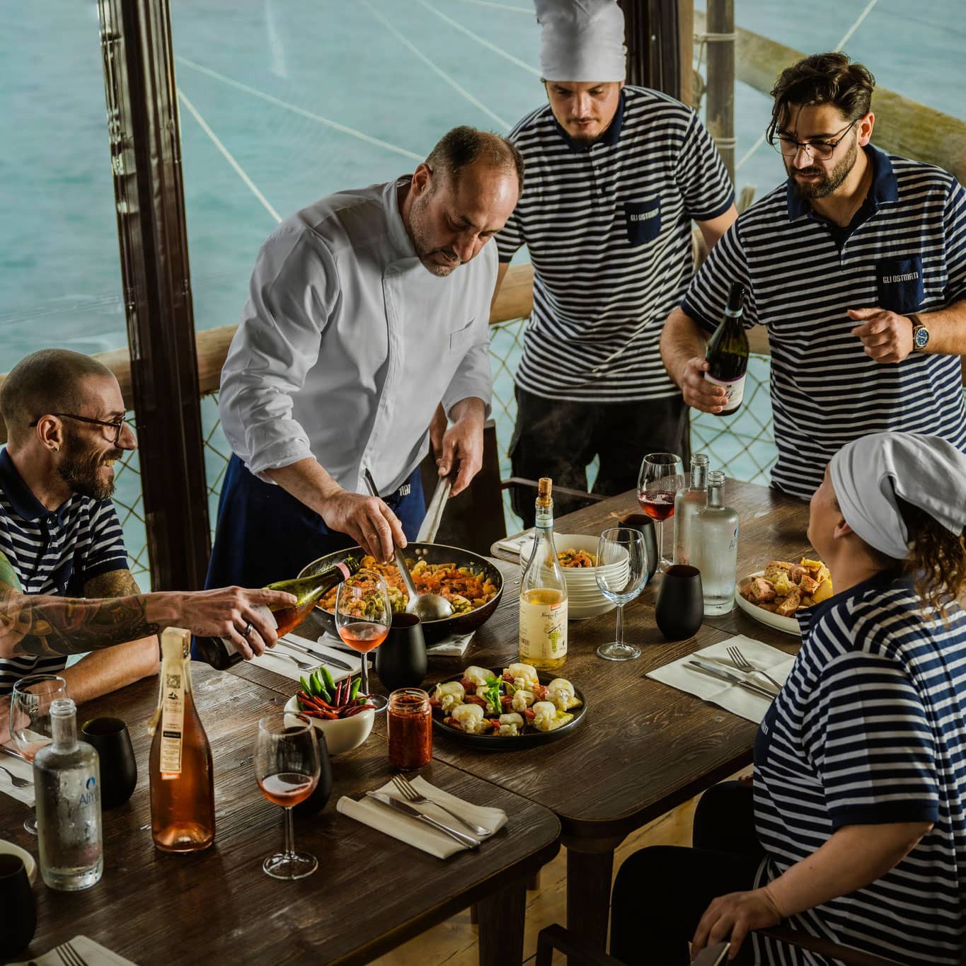 Gli Ostinati Restaurant - Trabocco Mucchiola - Cucina